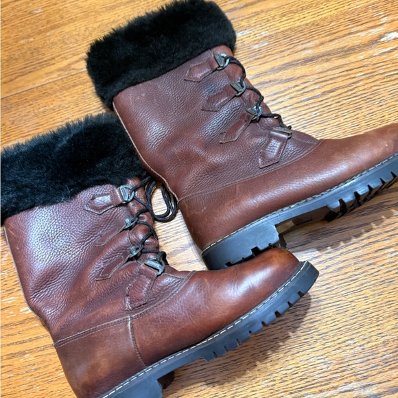 Women’s VTG Leather Sorel Boots Made In Canada 7 - Picture 4 of 9